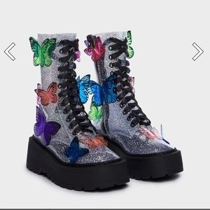 Dolls Kill Butterfly Boots